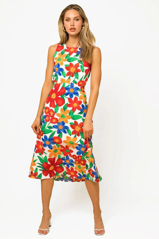 Tropical midi dress - Scarlett's Riverside Boutique 