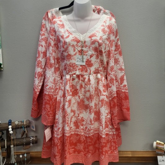 Long Sleeve Boho Dress - Scarlett's Riverside Boutique 
