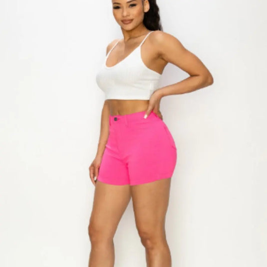 Hot pink Barbie Shorts - Scarlett's Riverside Boutique 