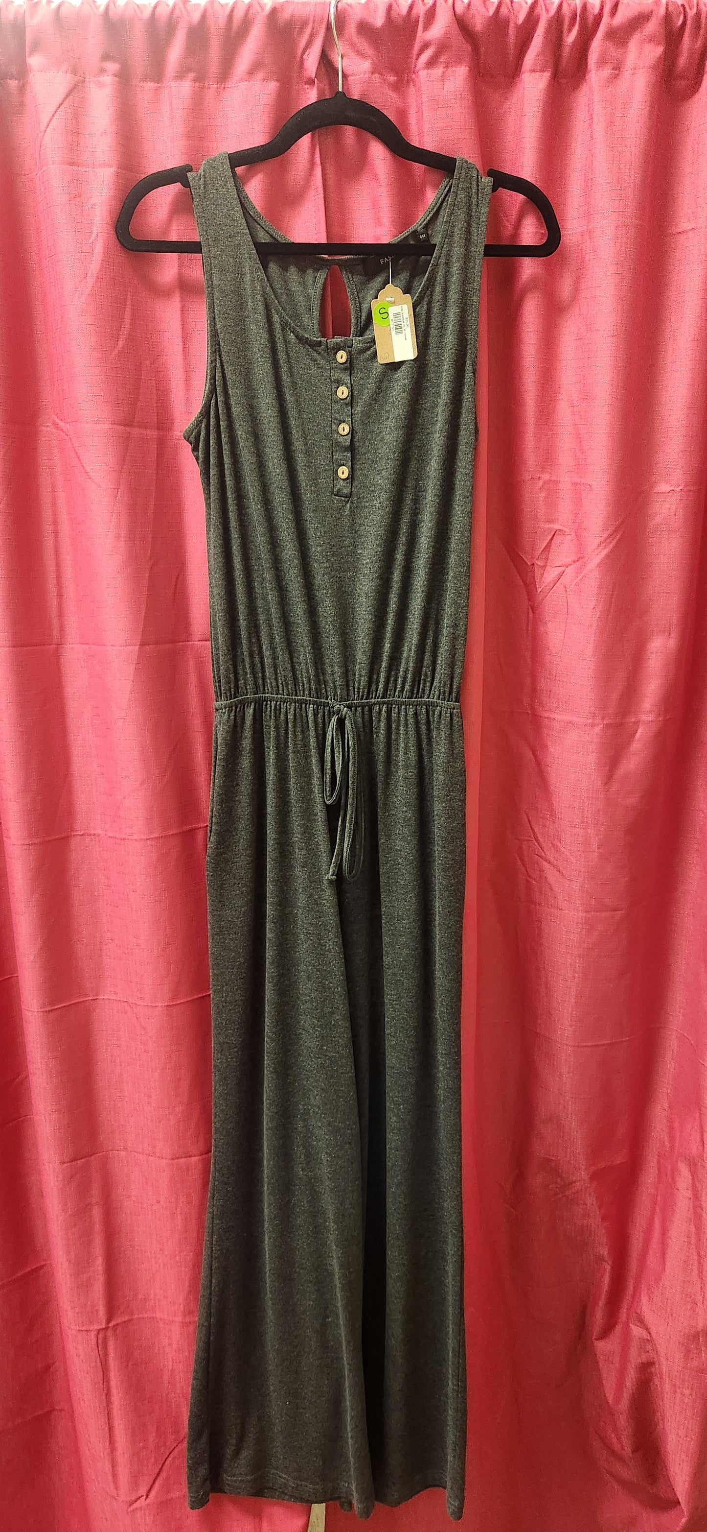 Gray Jumpsuit RS 36 - Scarlett's Riverside Boutique 