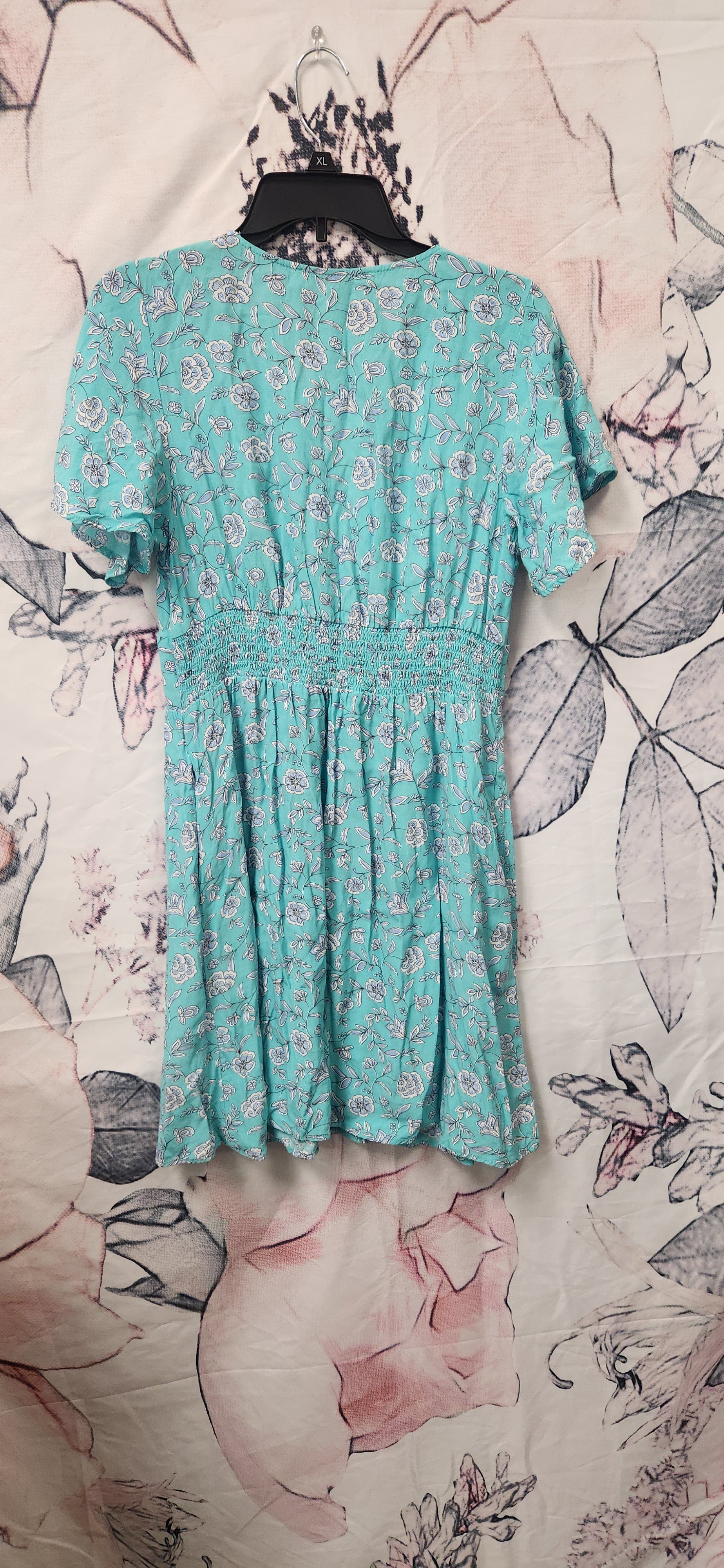 Loft, Turquoise Floral Dress, size 8. RS 29 - Scarlett's Riverside Boutique Loft, Turquoise Floral Dress, size 8. RS 29 - Scarlett's Riverside Boutique