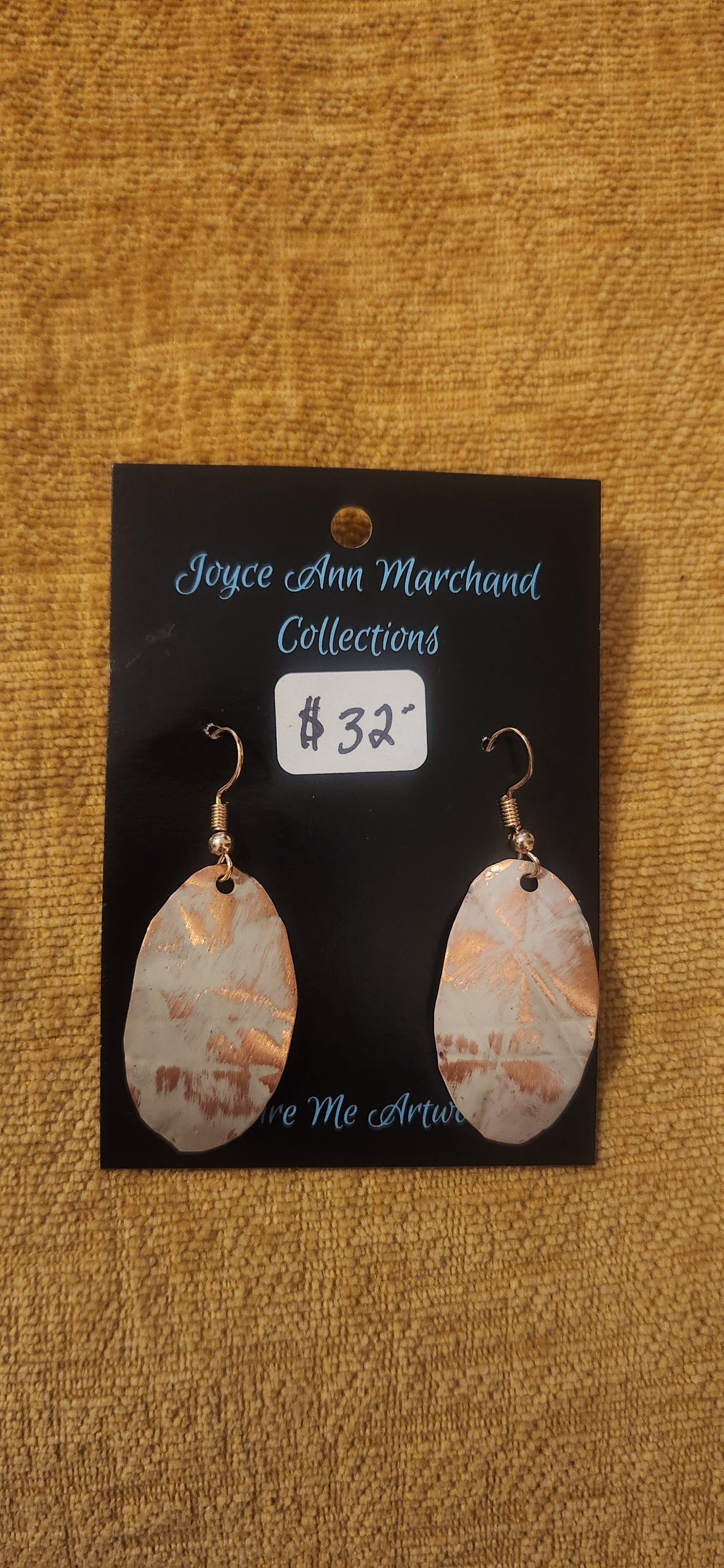 IMA #22 Sandstone Oval Earrings