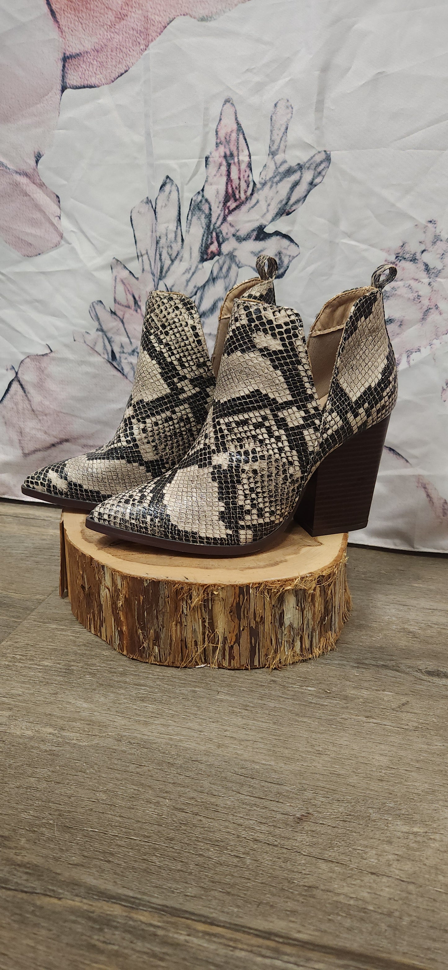 Snake Skin Heels - Scarlett's Riverside Boutique 