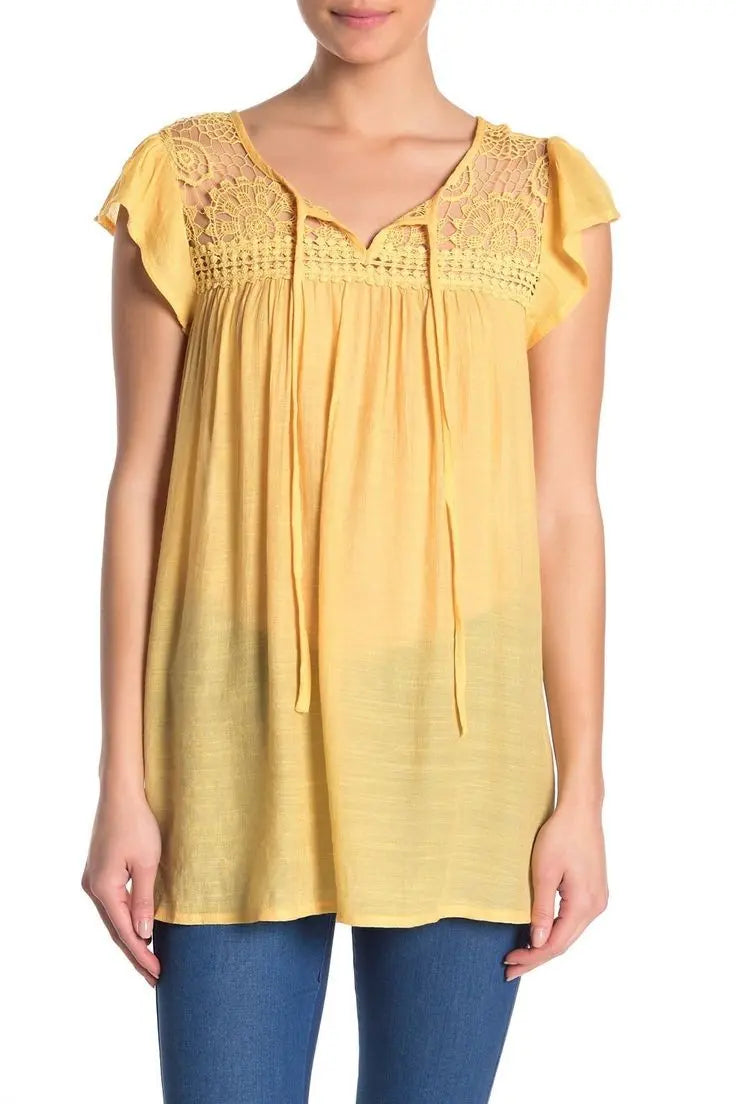 Yellow Plus Size Top - Scarlett's Riverside Boutique 