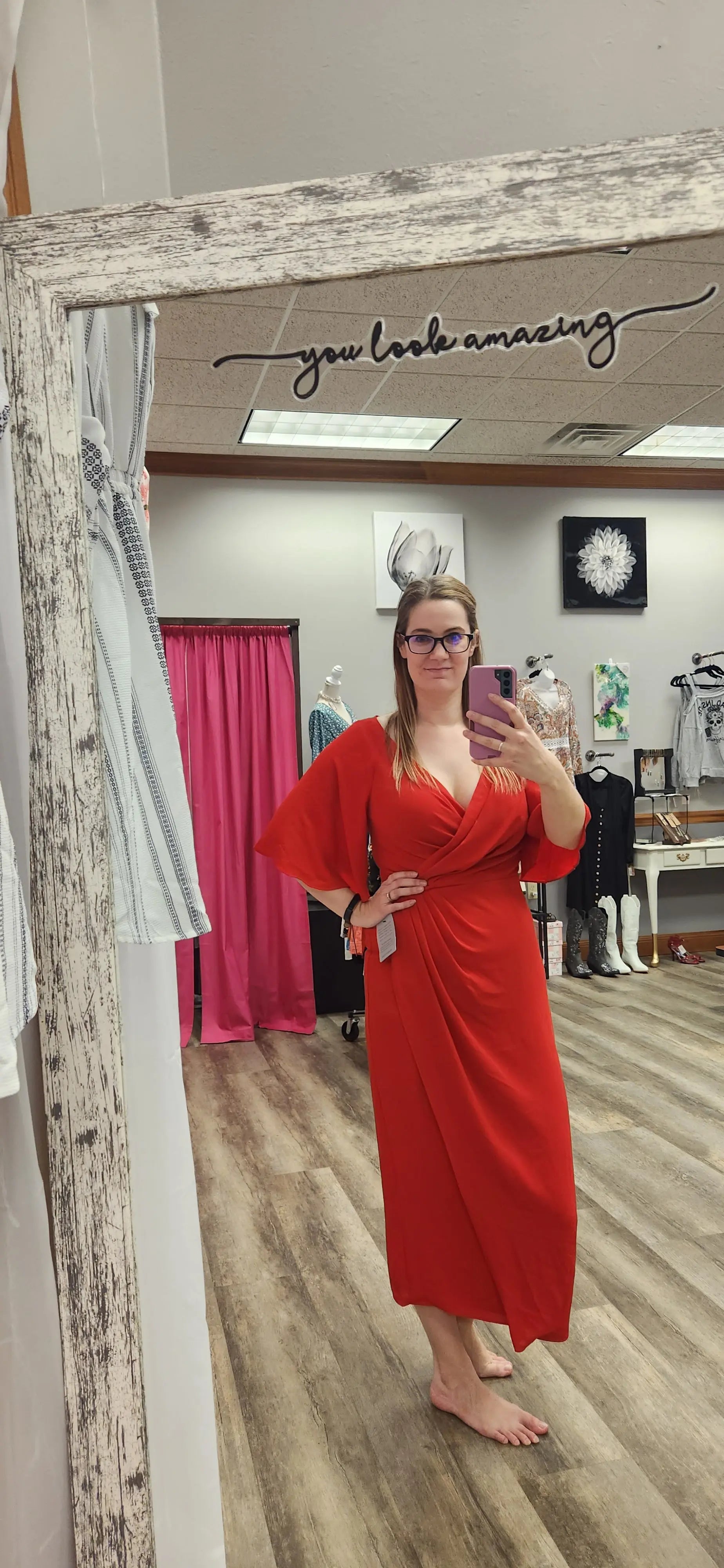 maggy london red dresses Maggy London Size 6 Dress Red Floral Linen Blend