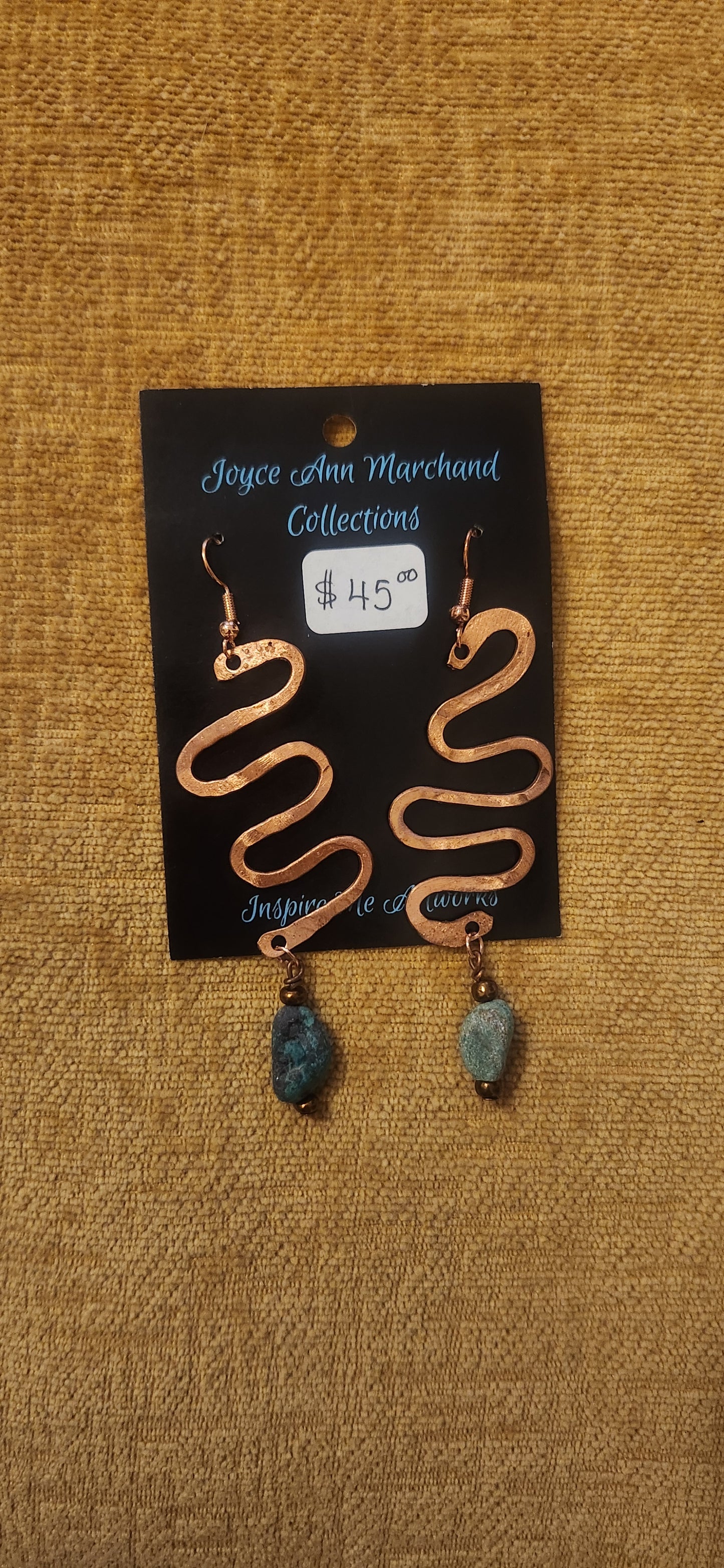 IMA #8 Snake Jade Earrings