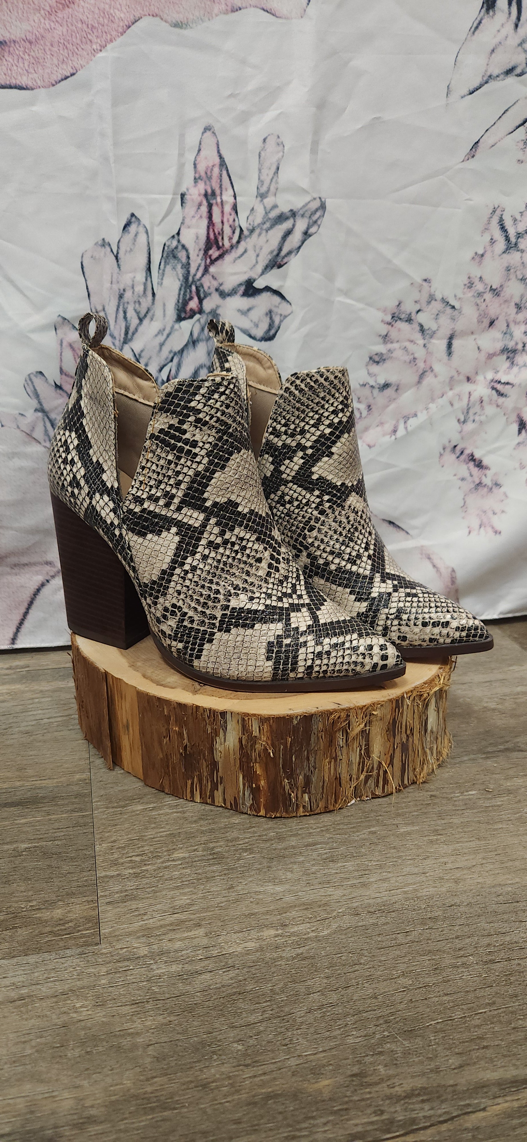 Snake Skin Heels - Scarlett's Riverside Boutique 