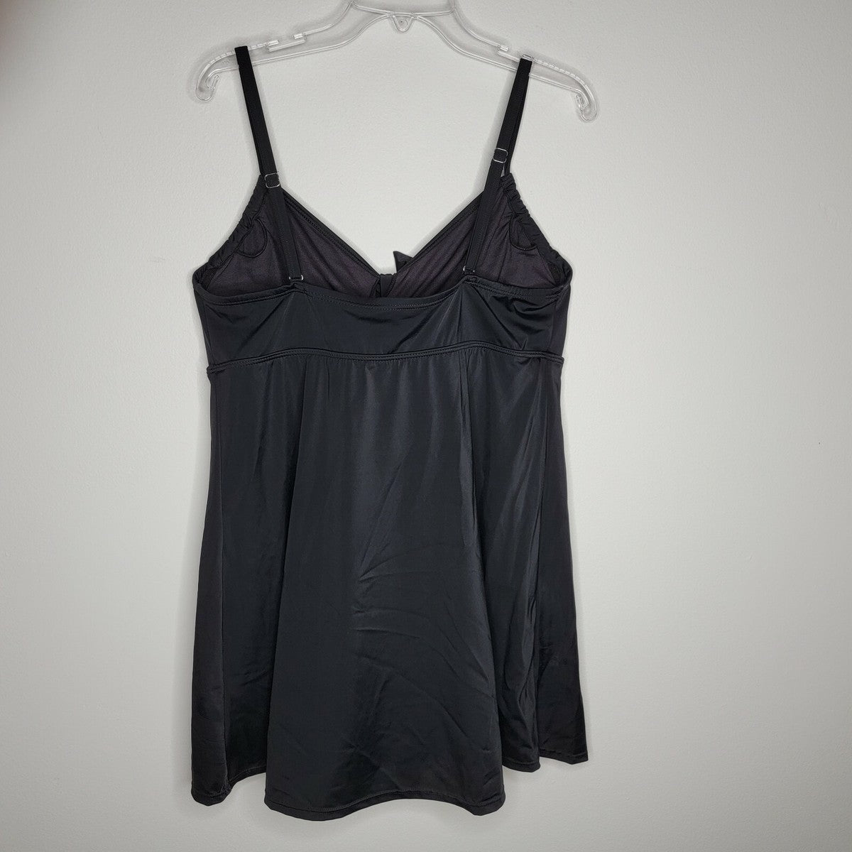 NWT Aqua Green Swim Top XL Ruched Bust Flowy. #A65