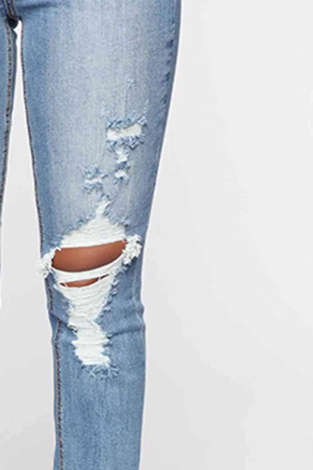 Distressed Slit Jeans - Scarlett's Riverside Boutique 