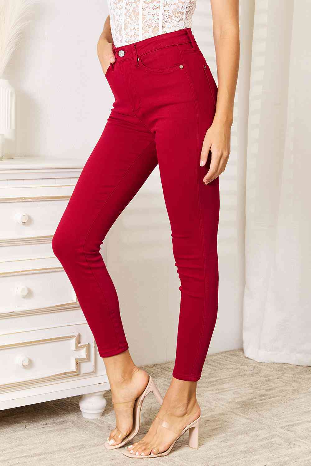 Judy Blue Full Size High Waist Tummy Control Skinny Jeans - Scarlett's Riverside Boutique 