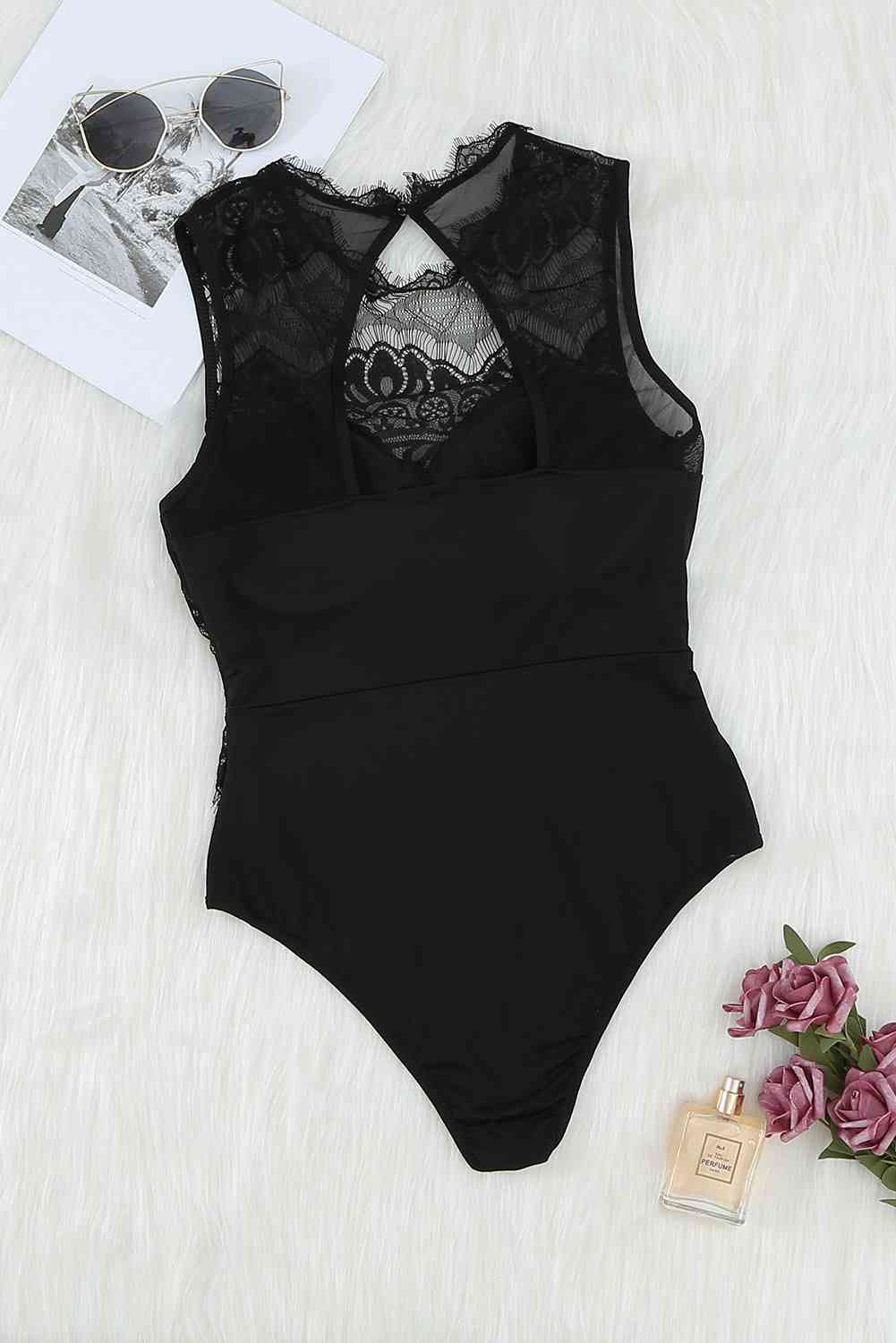 Open Back Sleeveless Bodysuit - Scarlett's Riverside Boutique 