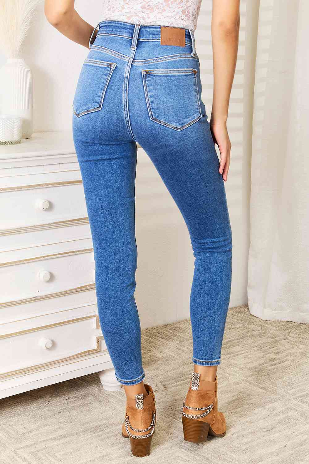 Judy Blue Full Size High Waist Skinny Jeans - Scarlett's Riverside Boutique 