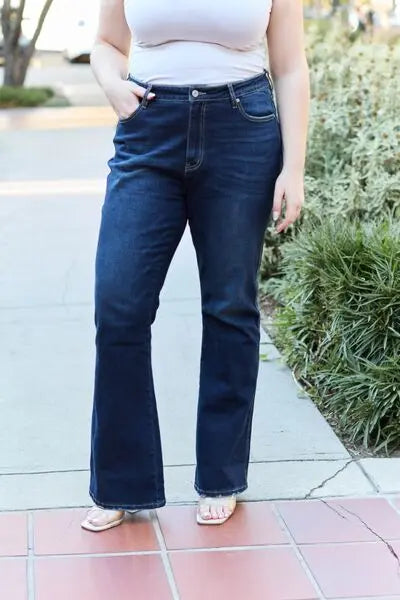 Kancan Full Size Slim Bootcut JeansI - Scarlett's Riverside Boutique 