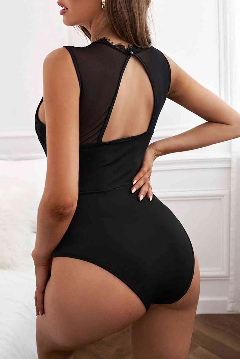 Open Back Sleeveless Bodysuit - Scarlett's Riverside Boutique 