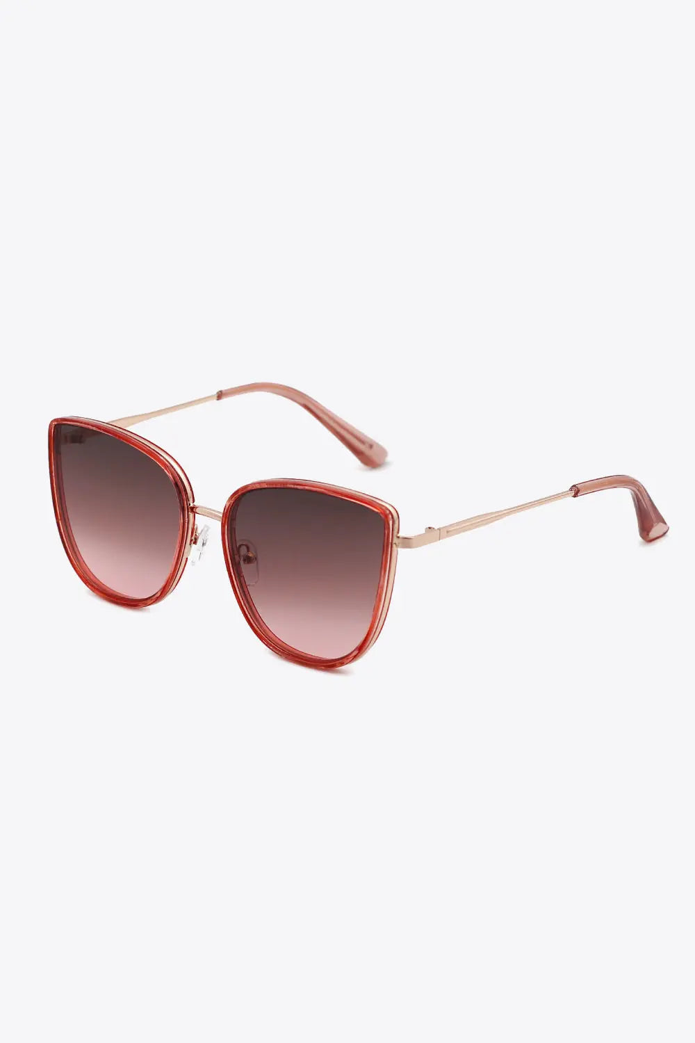 Full Rim Metal-Plastic Hybrid Frame Sunglasses - Scarlett's Riverside Boutique 