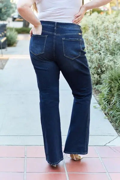 Kancan Full Size Slim Bootcut JeansI - Scarlett's Riverside Boutique 