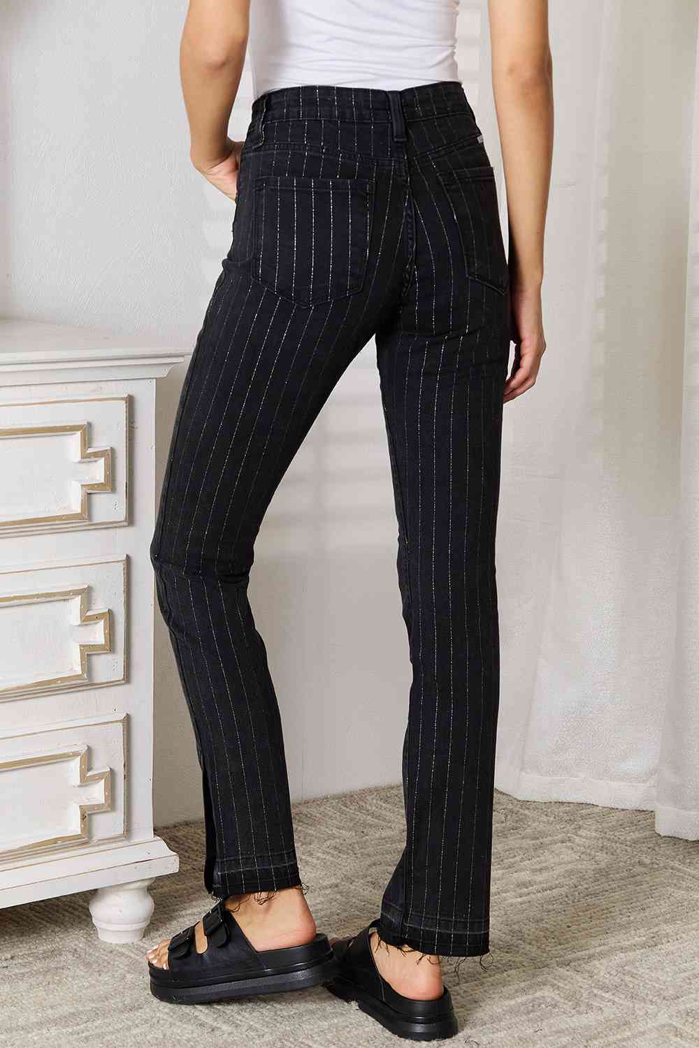 Kancan Striped Pants with Pockets - Scarlett's Riverside Boutique 