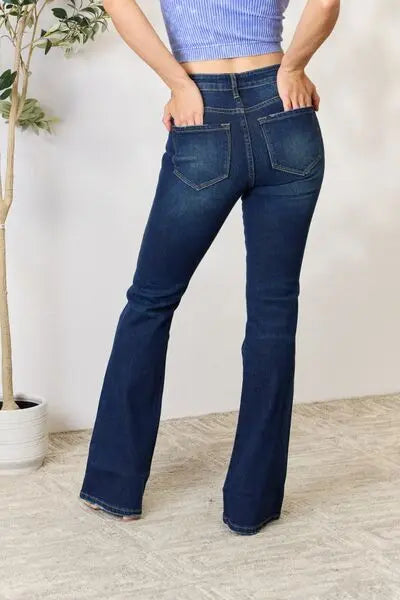 Kancan Full Size Slim Bootcut JeansI - Scarlett's Riverside Boutique 