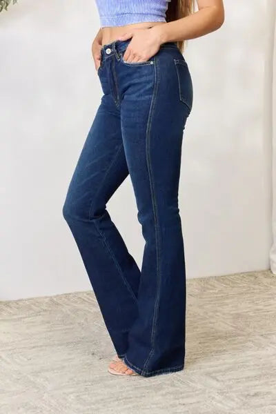 Kancan Full Size Slim Bootcut JeansI - Scarlett's Riverside Boutique 