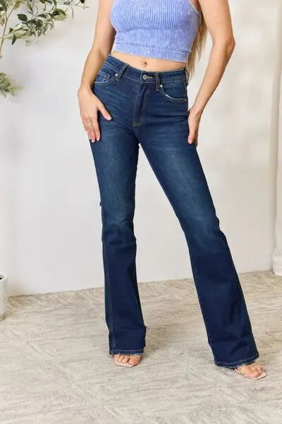 Kancan Full Size Slim Bootcut Jeans - Scarlett's Riverside Boutique 