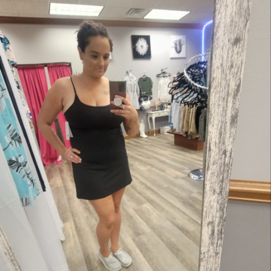 Tennis Dress - Black - Scarlett's Riverside Boutique 